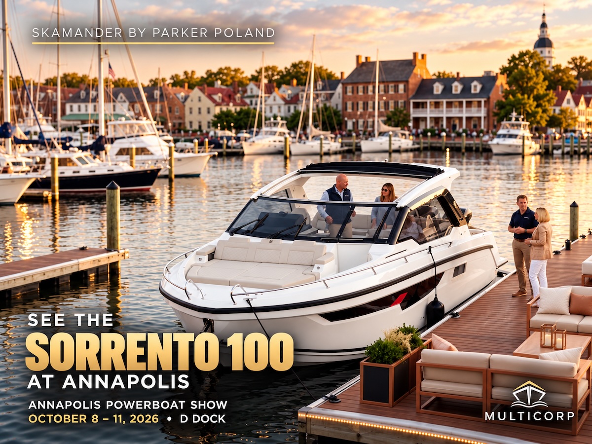 Sorrento 100 Joins Our 2026 Annapolis Boat Show Lineup